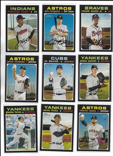 2020 Topps Heritage SHORT PRINTS Pick-A-Card Schwarber Seager Benintendi McNeil - Bild 24 von 32