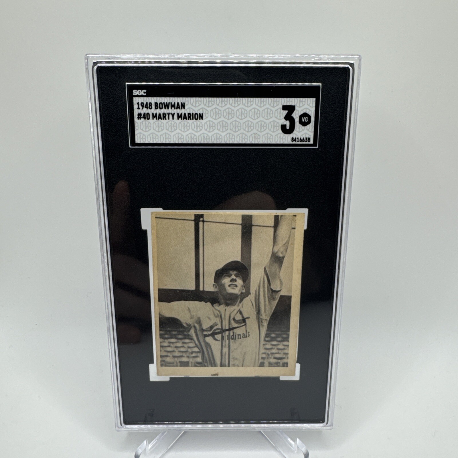 Marty Marion 1948 Bowman #40 Rookie SGC 3