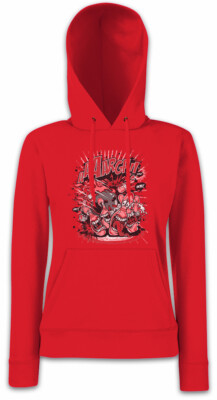 Bowling Massacre Damen Hoodie Kapuzenpullover Let's Bowl Rather be Fun Strike
