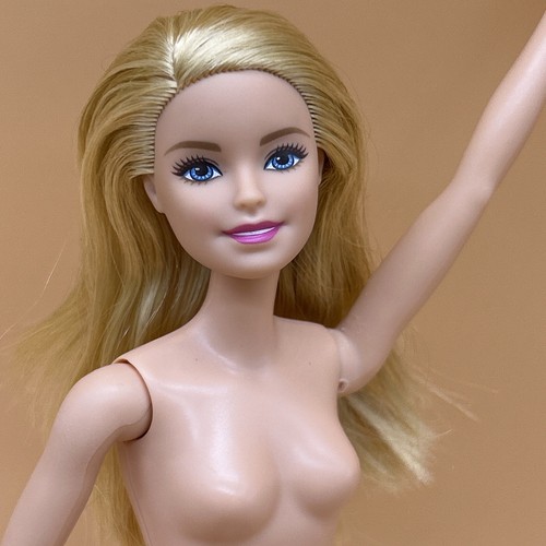 Barbie Fashionistas Doll Articulated Knees Blonde Nude For OOAK N21HF - Picture 5 of 16