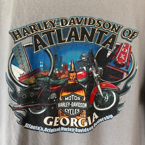 Harley Davidson graues T-Shirt Timeless Woman Atlanta Georgia USA Größe XL - Bild 8 von 8