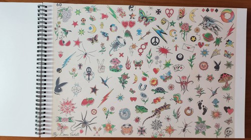 Dennis Cockell 32 Page Tattoo Flash Book Vintage Traditional Japanese Style #2 - Picture 8 of 11