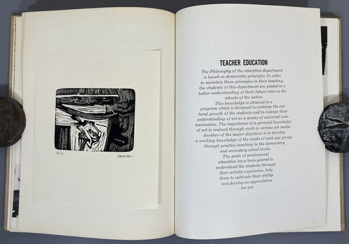 MASSACHUSETTS COLLEGE OF ART - Boston - 1961 Annual - 4 Signed Prints - MassArt - Picture 8 of 10