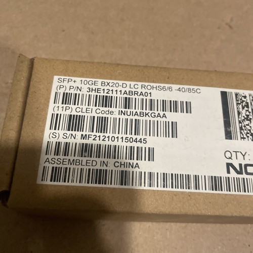 Nokia SFP+ Transceiver Module 3he12111abra01 QTY 3 B22 - Picture 2 of 6