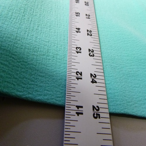 Dana Kay Blazer Top Womens 18W Aqua 3/4 Cuff Sleeve Button Front Lightweignt - Picture 11 of 13