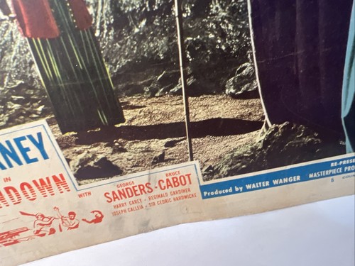 1948 SUNDOWN: 11x14 Lobby Card #8, Gene Tierney, George Sanders, Cabot - Picture 4 of 9