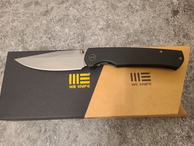WE KNIFE Evoke Frame Lock 21046-1 Black Titanium & 20CV Stainless Pocket Knives WE KNIFE Evoke Frame Lock 21046-1 Black Titanium & 20CV Stainless Pocket Knives