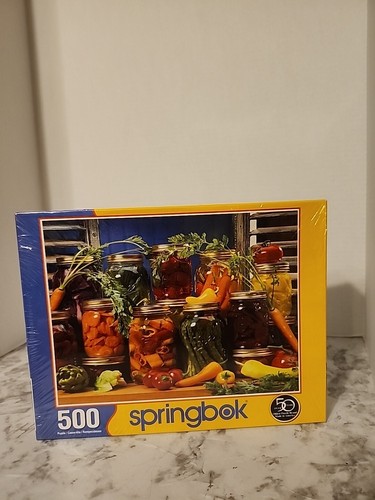 Canned Veggies Jigsaw Puzzle 500 pieces Springbok 18" x 23.5" 2020 Made in USA - Picture 2 of 2