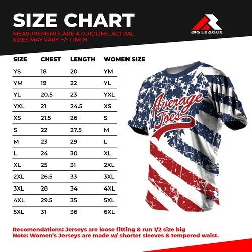 Maglia sportiva PERSONALIZZATA numero nome personalizzato - Media Joe's USA - Cornhole - Foto 6 di 6