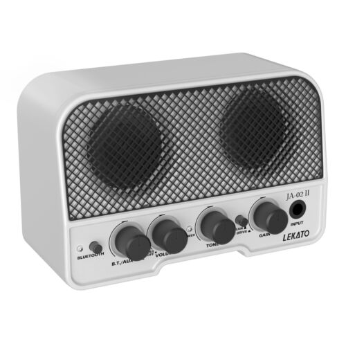 LEKATO 120W Guitar Amplifier Desktop Mini Bluetooth Loudbox AMP 2 Channels - Picture 10 of 12