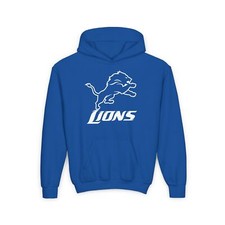 Detroit Lions kids hoodie, Youth hooded sweatshirt, Michigan, Football