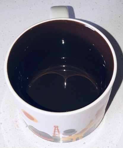 Taza de café de cerámica Starbucks "You Are Here" Houston Texas 14 oz edición 2015 - Imagen 4 de 5