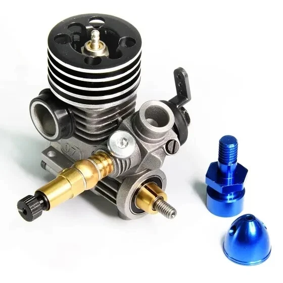 SH .07 07 Side Exhaust Nitro RC Remote Control Airplane 2-Stroke Engine - Image 2 of 3