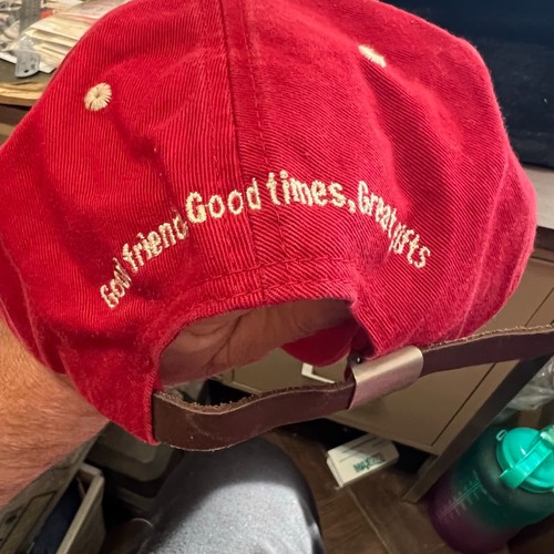 American Eagle Outfitters Womens Red Golf Cap Hat Adjustable One Size - Picture 4 of 9