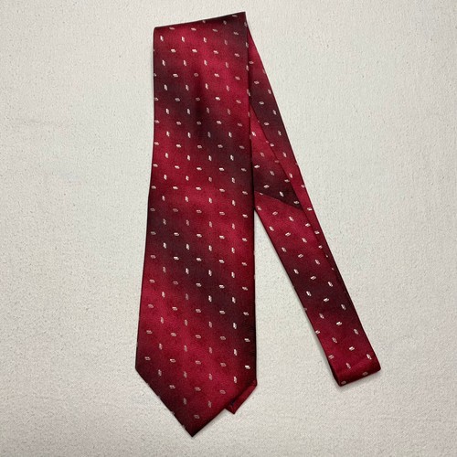 Enrico Bertucci Mens Tie One Size Red Ombre Classic Length Vintage - Picture 21 of 24