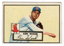 1952 Topps #139 Ken Wood - Boston Red Sox, Excellent Condition