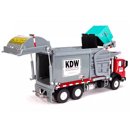1/24 Scale Garbage Truck Toy Diecast Recycling Truck Model Toys Gift for Kids - Picture 12 of 14