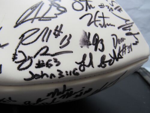 2006 Team Signed Louisville Cardinals Football w/ Case COA Lousiville, KY M91M - Picture 4 of 16