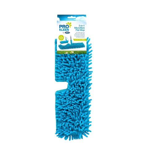Double Sided Flat Microfibre Floor Mop Extendable Handle Plus Replacement Pads - Picture 12 of 28