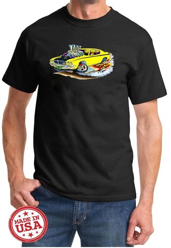 1970 1971 Buick GSX Regal Full Color Cartoon Tshirt NEW FREE SHIPPING - Picture 1 of 11