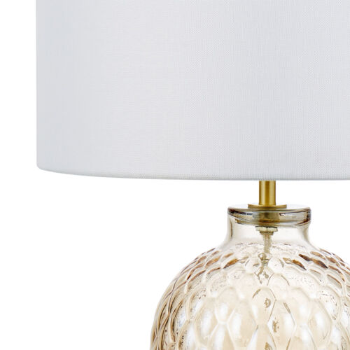 Amalfi Table Lamp Scallop Glass Base Decorative Bedside Lamp Home Decor - Picture 2 of 2