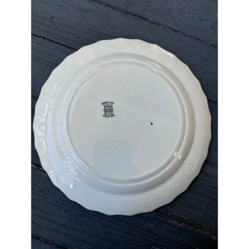 Vintage 1928 Copeland England Late SPODE - Black + White - 9" Dinner Plate CHIP - Picture 3 of 4