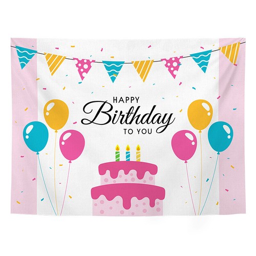 Birthday Background Cloth Hanging Cloth Tapestry Wall Tapestry Party Wall Cloth - Picture 29 of 33