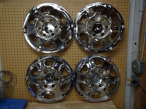 Set of 4 IMP 22XN Chrome Wheel Skins 16" 2000-2003 Isuzu Amigo Rodeo Passport - Picture 7 of 10