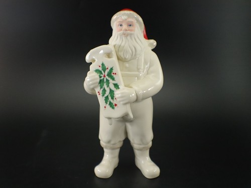 Lenox Holiday SANTA WITH SLED Figurine Porcelain in Box 7in - Picture 2 of 15