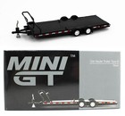 1:64 Mini Gt *Black* Car Hauler Trailer w/Tire Rack Type A No Ac19 *Nib*