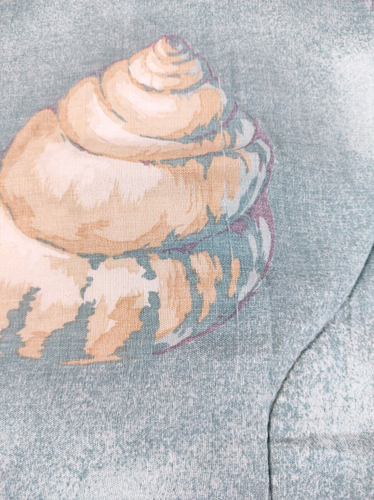 Vtg Dan Rivers Seashell Bedding Group~Comforter, Flat Sheet, Pillowcase & Sham - Picture 20 of 23
