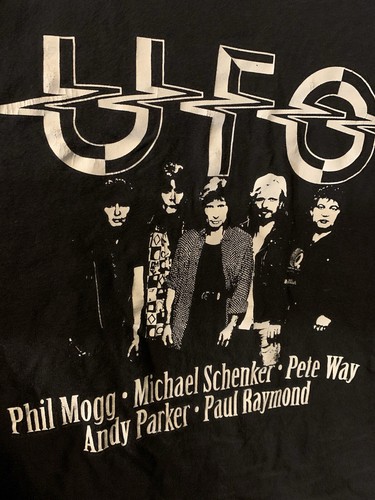 UFO Band T-shirt Mens Sz XL 46-48 Black