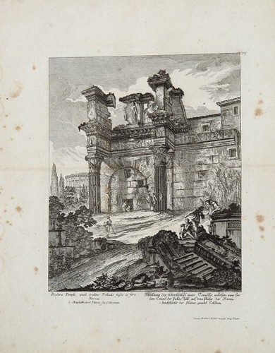 Roma Antico Tempio Pallade Atena Vesta Nerva Colosseo Anfiteatro Foro Romano - Foto 1 di 2