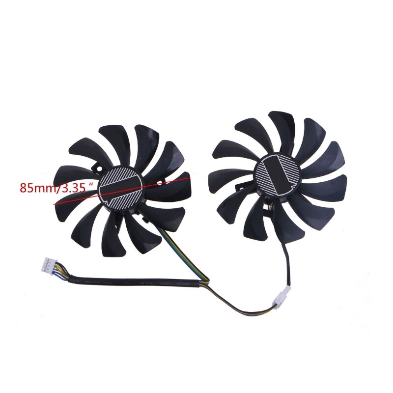 Graphics Card Cooling Fan 85MM 4PIN CF9010H12D FDC10H12D9-C RX6600 XT GPU Fan For RX 6600 RX 6600XT 8G D6 Platinum Edition OC
