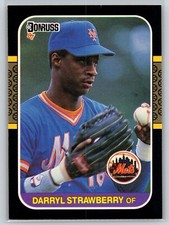 1987 Donruss #118 Darryl Strawberry New York Mets