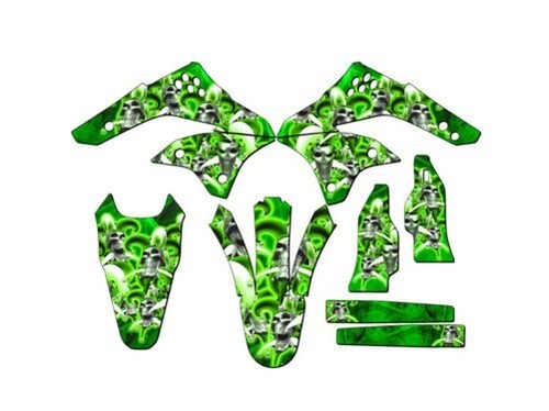 2006-2008 KX 450F JESTER Green Senge Graphics Kit Compatible with Kawasaki - Picture 1 of 4