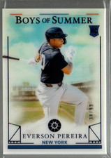2024 Panini Boys of Summer Blue #41 Everson Pereira /99 