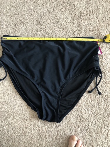 So Juniors Plus High Waist Bottom Bikini Black Size 3X NWT - Picture 3 of 8