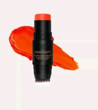 NUDIES BLUSH STICK - PICANTE  Matte Blush Stick for Cheeks, Eyes, Lips NEW