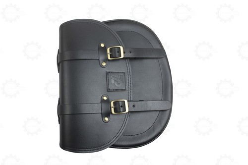 Fit For Royal Enfield "Meteor350 Black Genuine Leather Accessories Combo Pack 3" - Picture 5 of 24