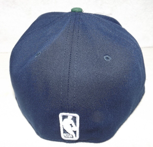 New Era Utah Jazz NBA 59FIFTY Unisex 7 7/8 Navy/Green 2-Tone Fitted Hat Cap, New - Picture 9 of 9