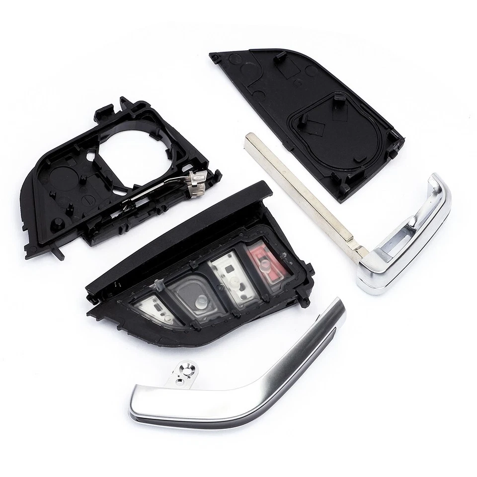 Replacement For BMW 3 5 6 7 Series M3/M4 4 buttons Keyless Remote Key Shell Case - Image 2 of 4