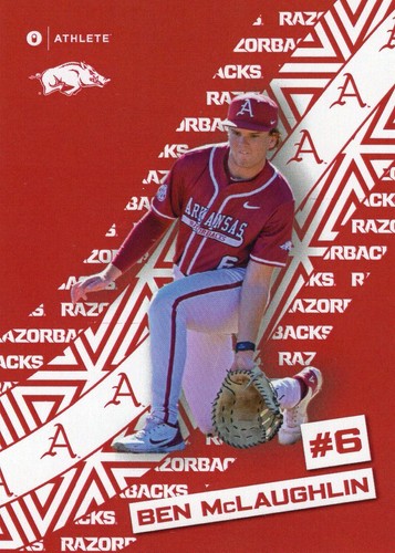 Onit 2024 Arkansas Razorbacks Baseball NIL Trading Cards - Pick from List - Picture 66 of 84