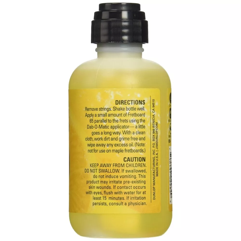 Dunlop Fretboard 65 Ultimate Lemon Oil Fretboard Conditioner 4 oz