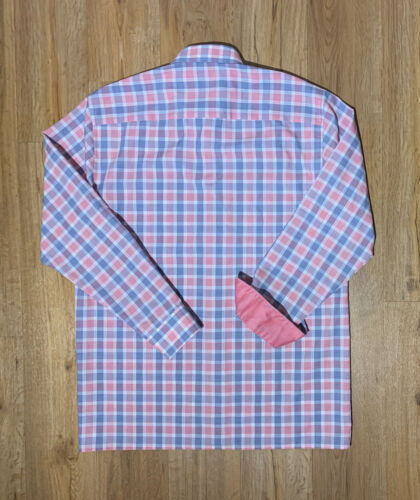 Camisa de hombre Olymp Luxor Comfort Fit cuello kent multicolor a cuadros 40 15 3/4 - Imagen 4 de 4