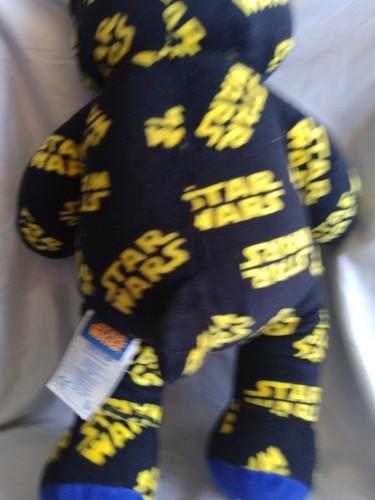 Build A Bear Star Wars LOGO Oso de peluche Peluche 17" BAB Disney Coleccionable - Imagen 5 de 10