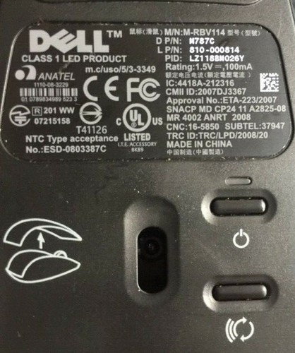 Lot of 4 Dell Wireless Keyboard KM632 and 4 Mouse M787C Combo *NO Receiver* - Picture 3 of 3