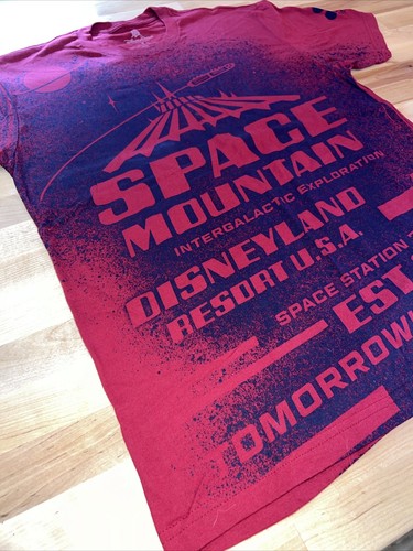 M Disneyland Space Mountain Shirt 40th Anniversary Exclusive Annual Passholder T - Picture 3 of 8
