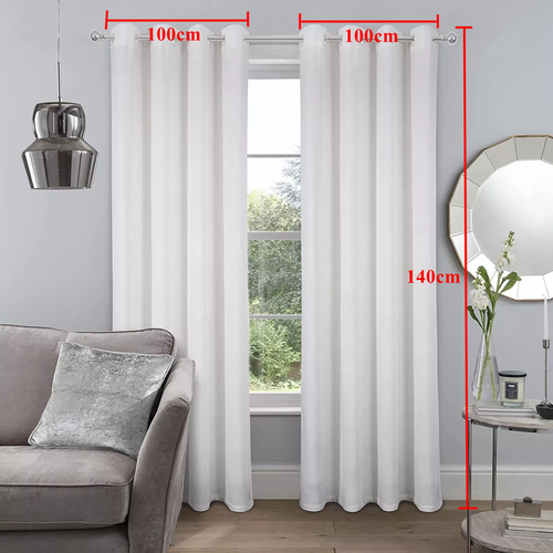 2X Luxury Velvet Blackout Curtains Eyelet Thermal Thick Window Curtain Draperies - Picture 10 of 96