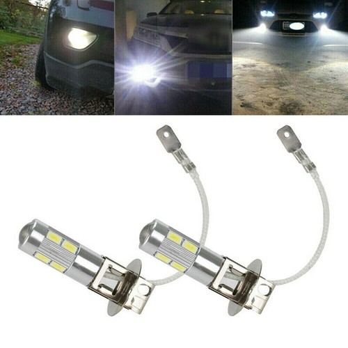 2X H3 LED Fog Driving Lights 50W 6000K Great Illumination Stable Quality - Picture 7 of 10